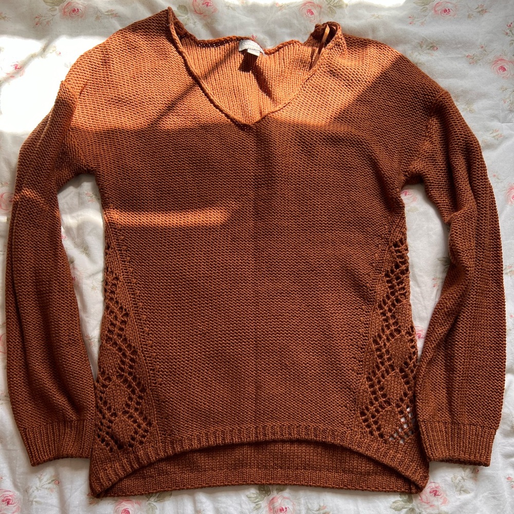 Rust Orange sweater, TJ Maxx brand. Never worn.